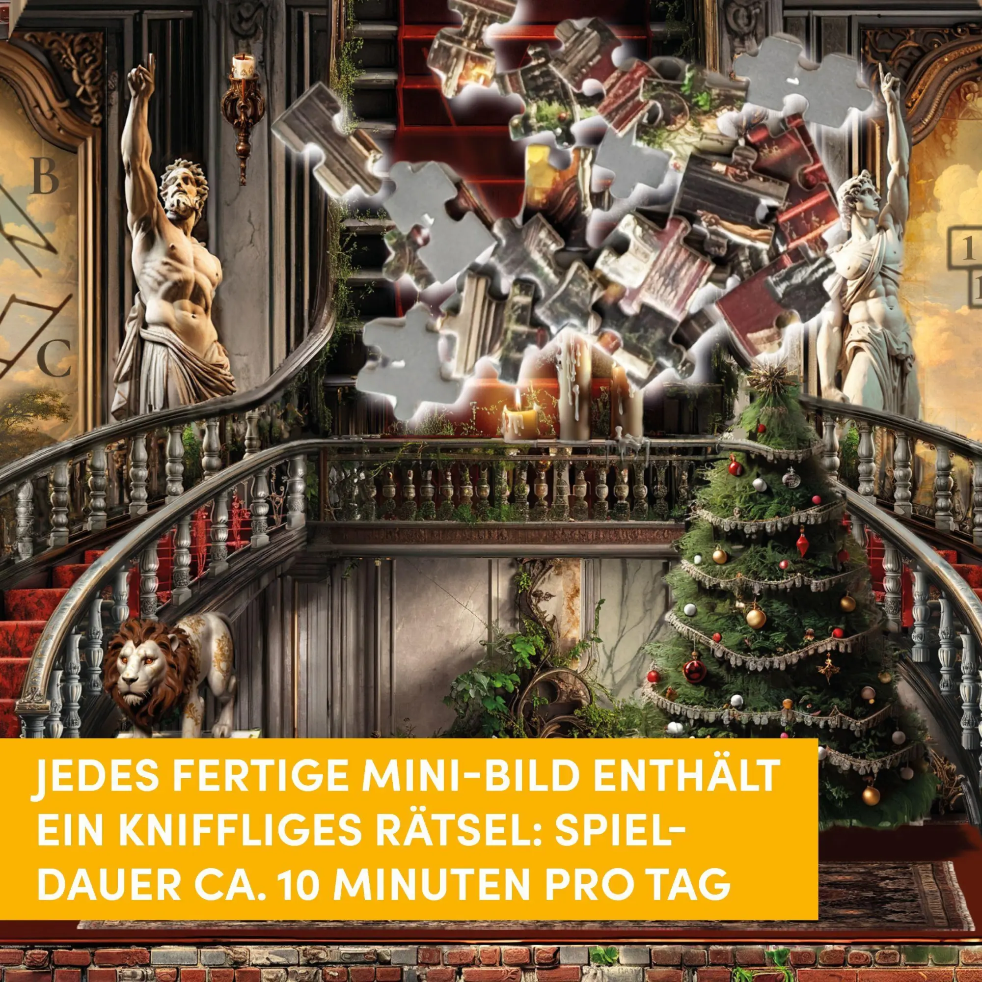 Bild: 4007742187842 | Puzzle-Rätsel-Adventskalender: Das verwunschene Schloss - 24...