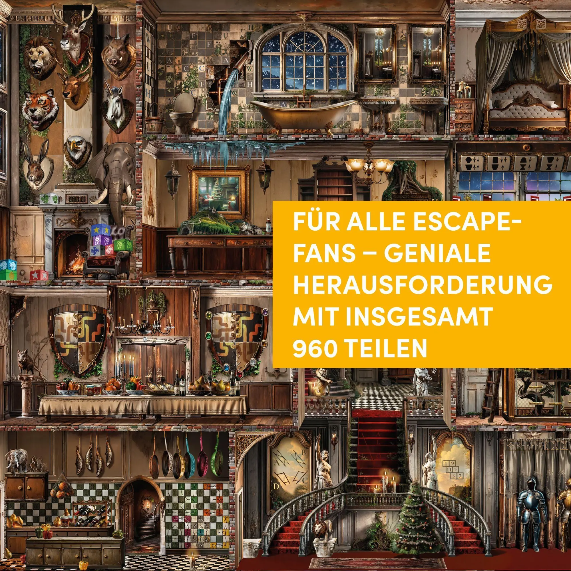 Bild: 4007742187842 | Puzzle-Rätsel-Adventskalender: Das verwunschene Schloss - 24...