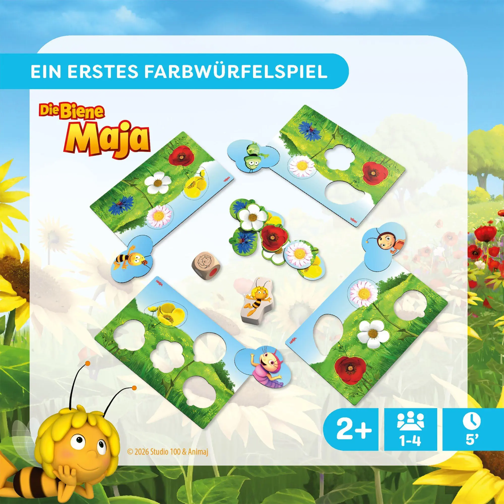 Bild: 4010168297842 | Meine ersten Spiele - Biene Maja Blumenwiese | Christiane Hüpper