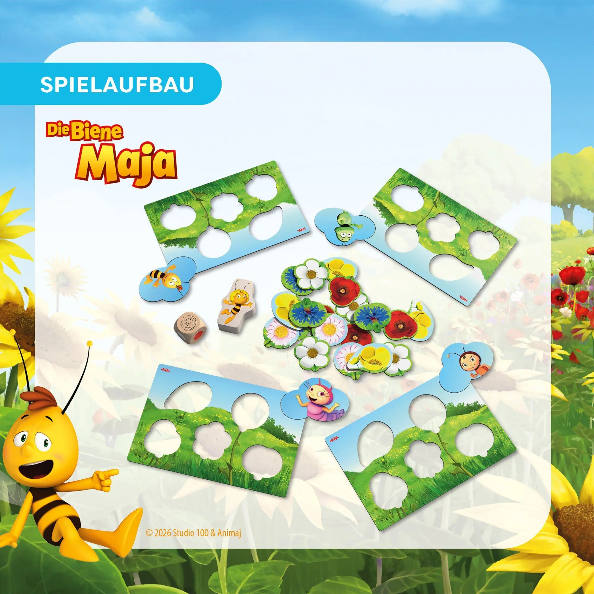 Bild: 4010168297842 | Meine ersten Spiele - Biene Maja Blumenwiese | Christiane Hüpper