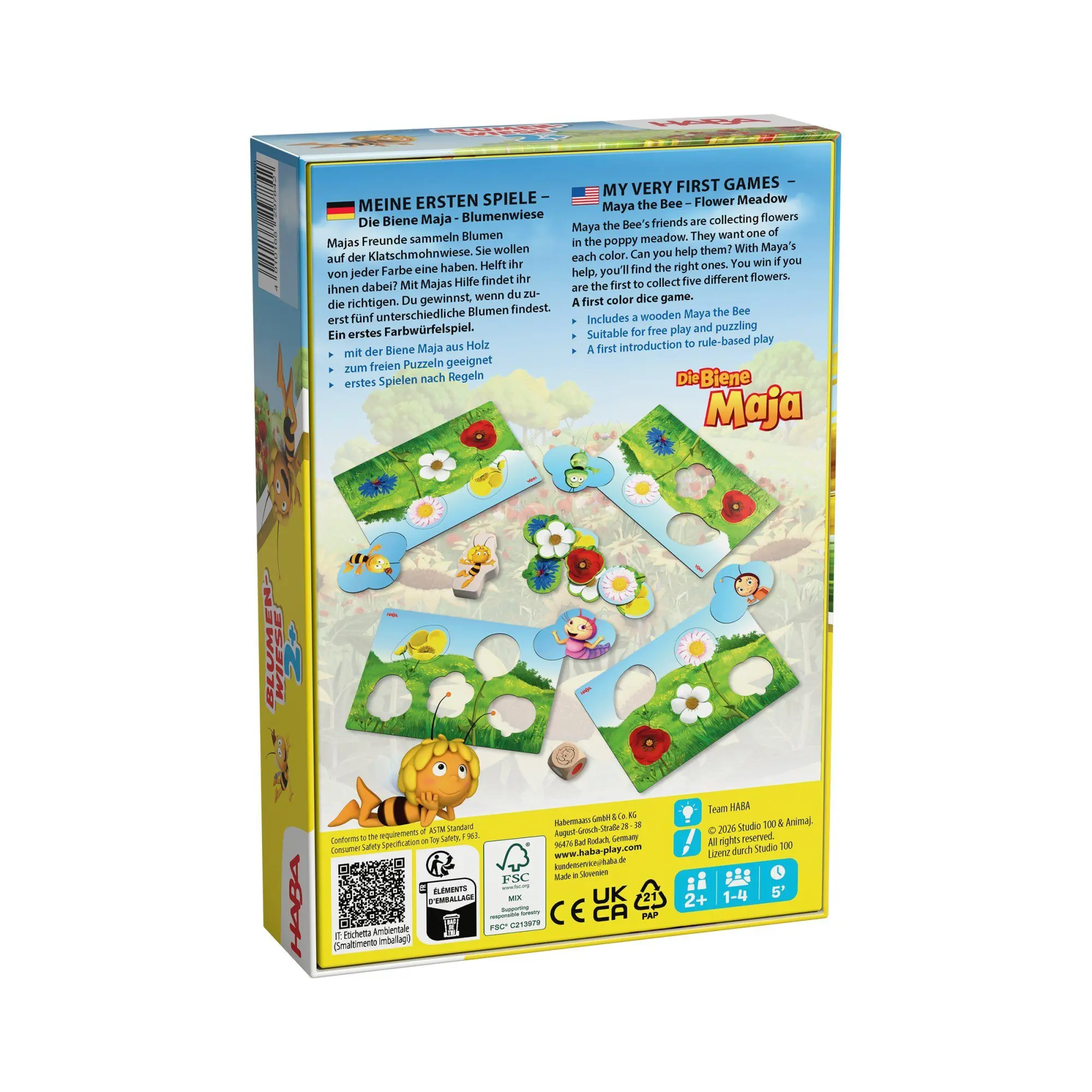 Bild: 4010168297842 | Meine ersten Spiele - Biene Maja Blumenwiese | Christiane Hüpper