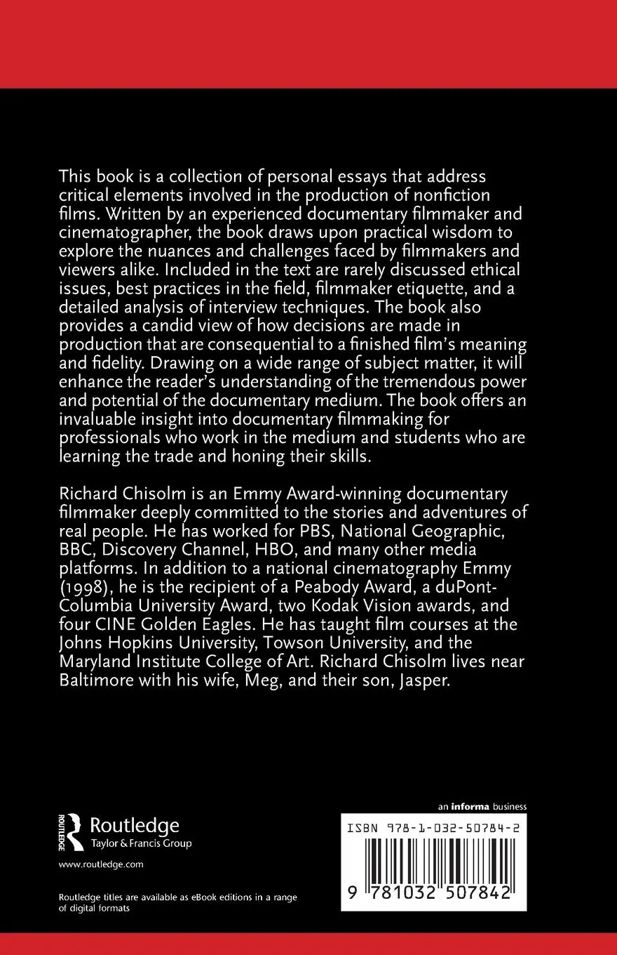 Rückseite: 9781032507842 | Documentary Vision | Notes from Behind the Camera | Richard Chisolm