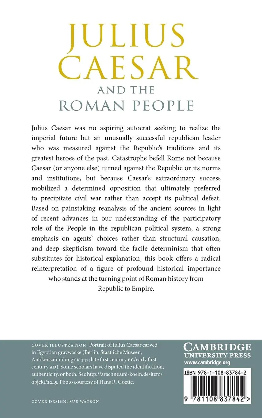 Rückseite: 9781108837842 | Julius Caesar and the Roman People | Robert Morstein-Marx | Buch