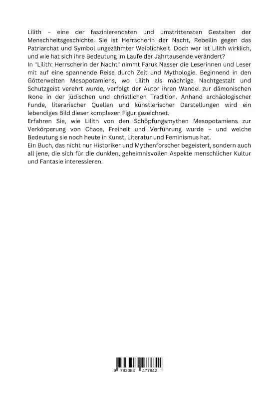 Rückseite: 9783384477842 | Lilith: Herrscherin der Nacht | Faruk Nasser | Taschenbuch | 244 S.