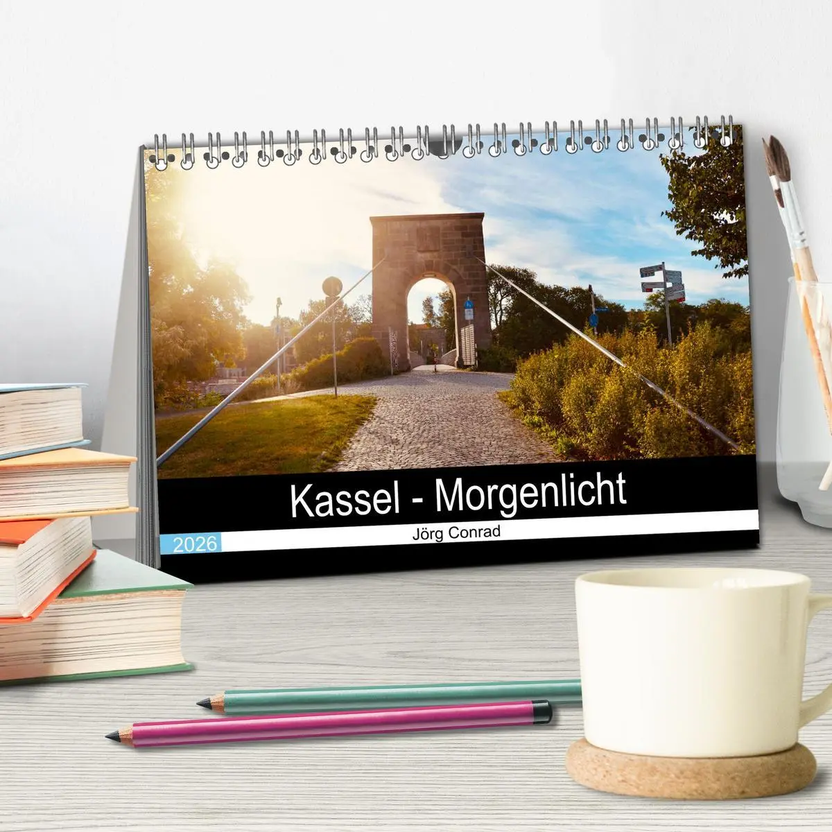 Bild: 9783457737842 | Kassel - Morgenlicht (Tischkalender 2026 DIN A5 quer), CALVENDO...