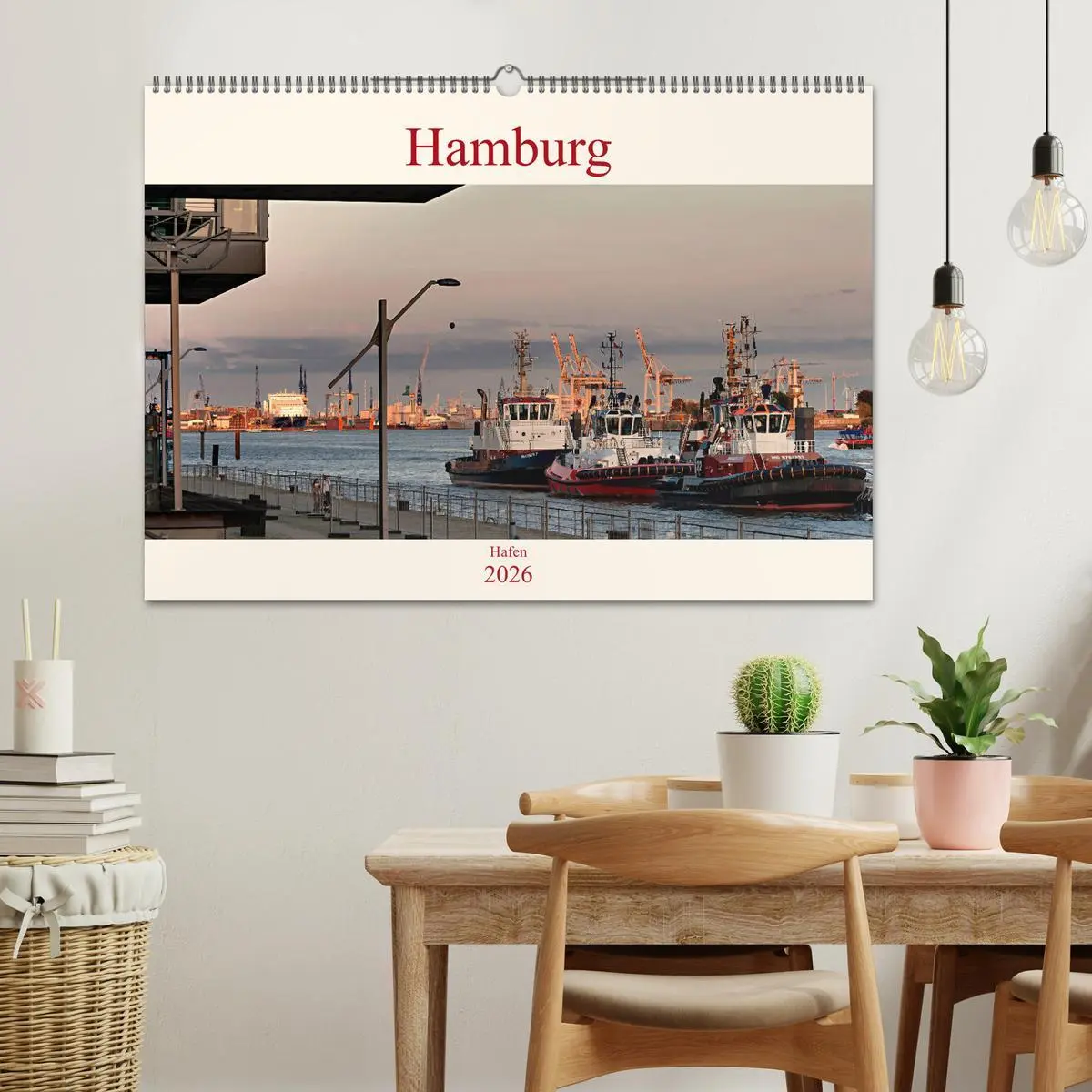 Bild: 9783457807842 | Hamburg Hafen (Wandkalender 2026 DIN A2 quer), CALVENDO Monatskalender