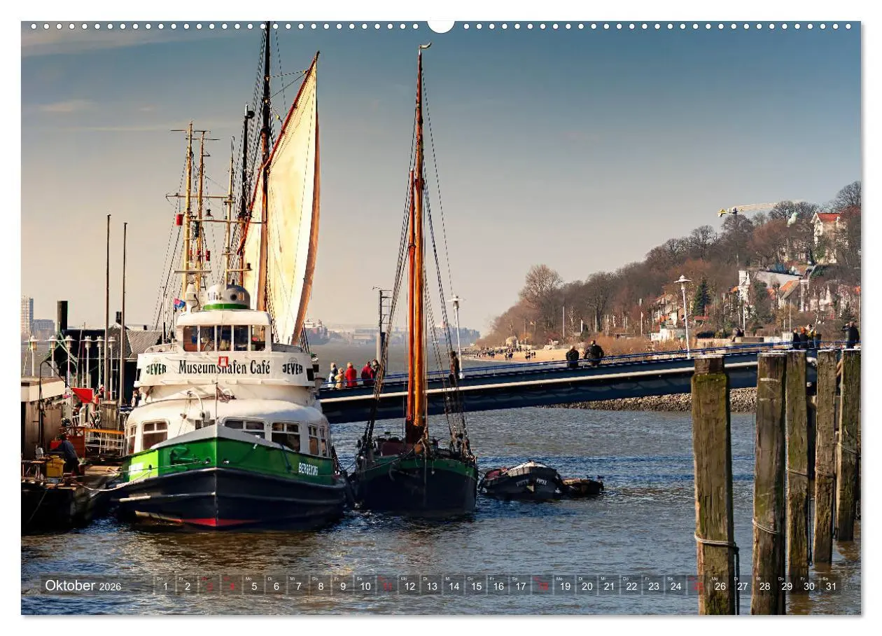 Bild: 9783457807842 | Hamburg Hafen (Wandkalender 2026 DIN A2 quer), CALVENDO Monatskalender