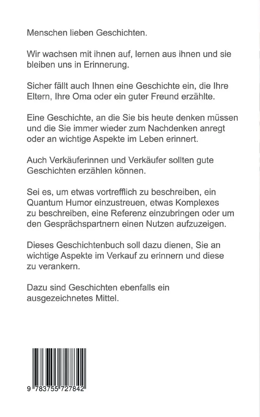 Rückseite: 9783755727842 | Wer nicht lächeln kann, der sollte nicht zum Kunden gehen. | Behn