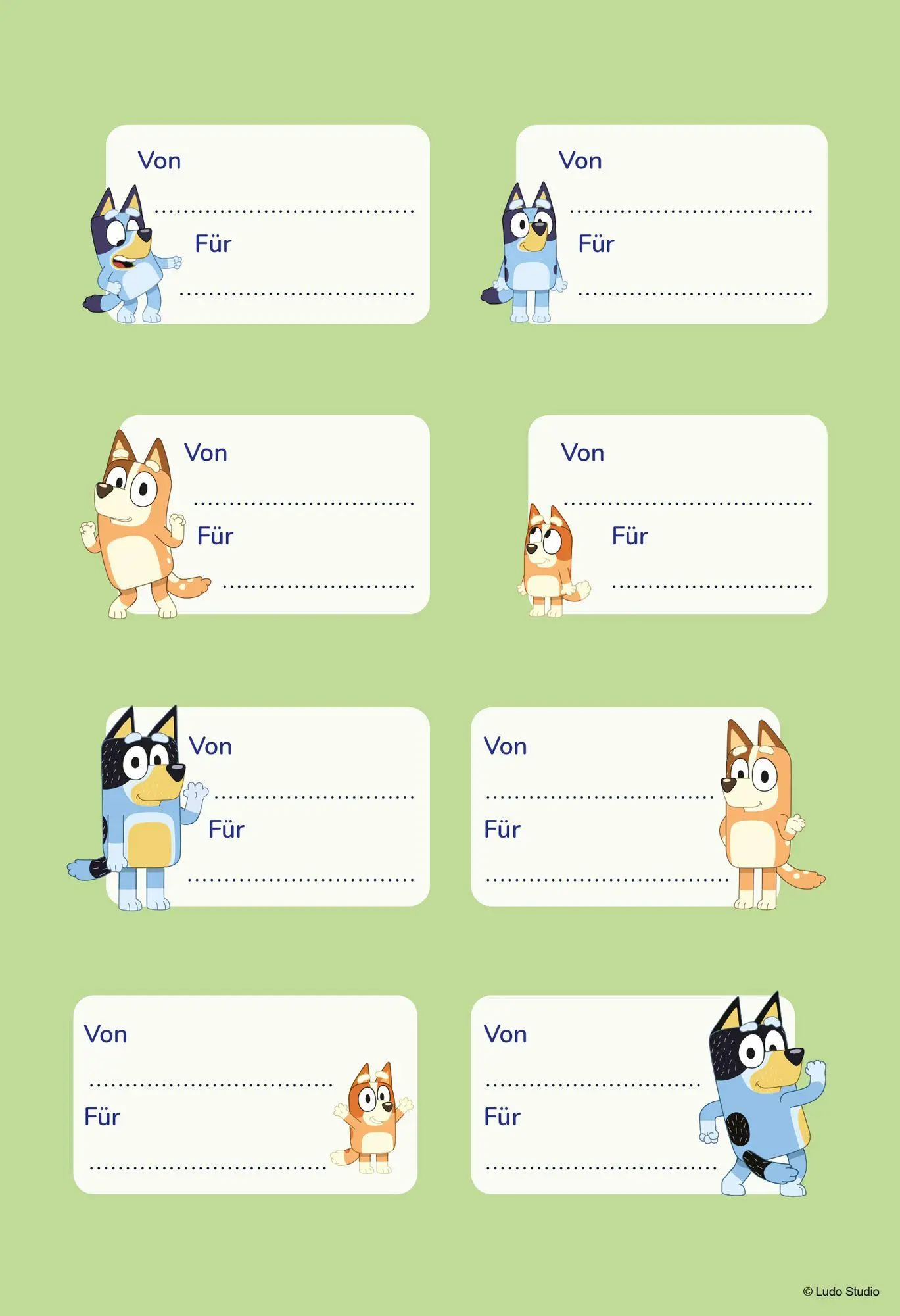 Bild: 9783833247842 | Bluey: Mein lustiger Kindergartenblock | Panini | Taschenbuch | 120 S.