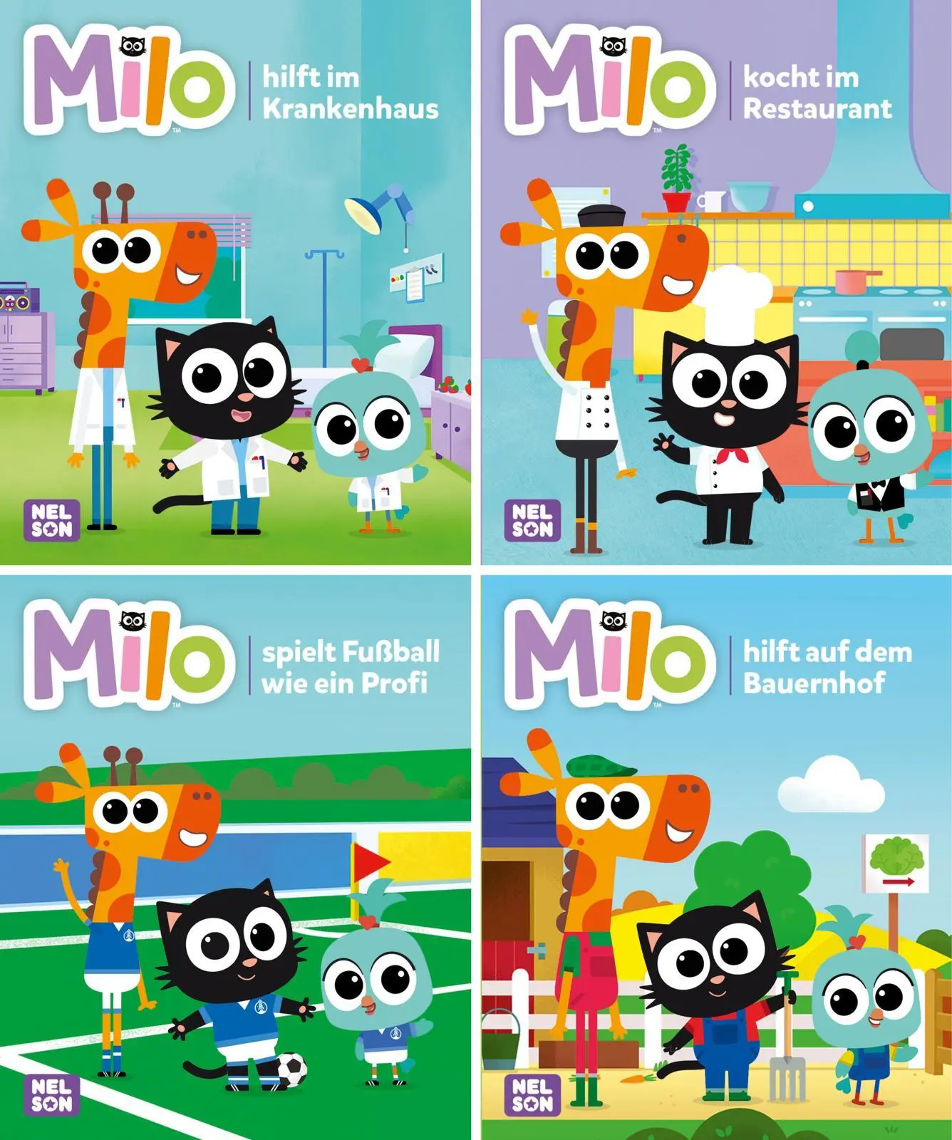 Cover: 9783845127842 | Nelson Mini-Bücher: 4er Milo 1-4 | Taschenbuch | Nelson Mini-Bücher