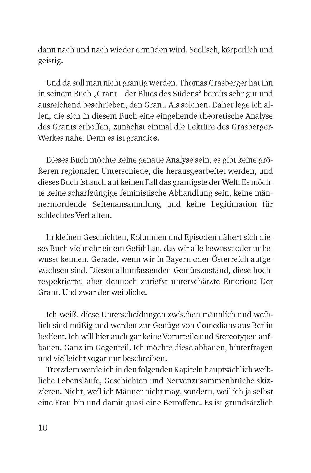 Bild: 9783955877842 | Der Grant der Frau | Geschichten einer unterschätzten Emotion | Buch