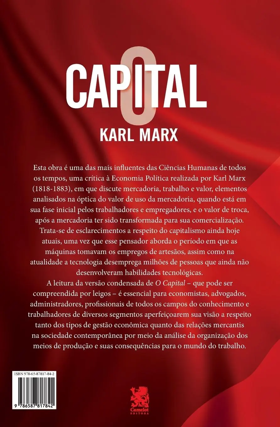 Rückseite: 9786587817842 | O Capital | Karl Marx | Taschenbuch | Portugiesisch | 2023