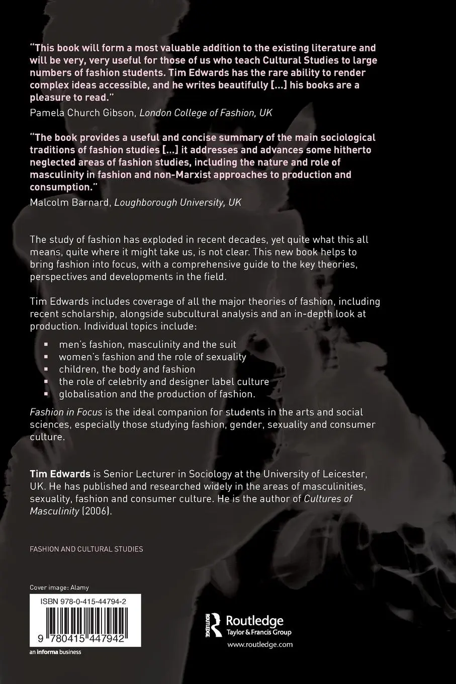 Rückseite: 9780415447942 | Fashion In Focus | Concepts, Practices and Politics | Tim Edwards
