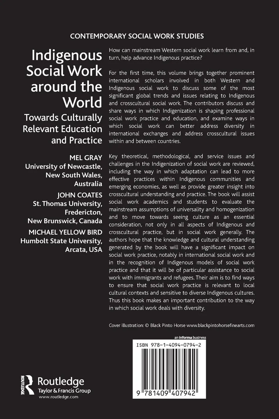 Rückseite: 9781409407942 | Indigenous Social Work around the World | John Coates | Taschenbuch