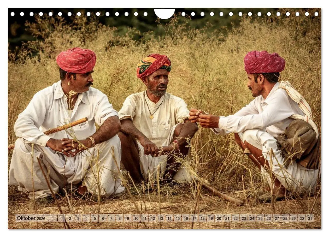 Bild: 9783457967942 | Alltag in Indien (Wandkalender 2026 DIN A4 quer), CALVENDO...