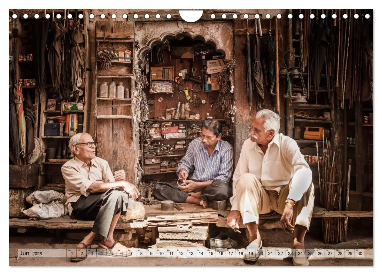 Bild: 9783457967942 | Alltag in Indien (Wandkalender 2026 DIN A4 quer), CALVENDO...