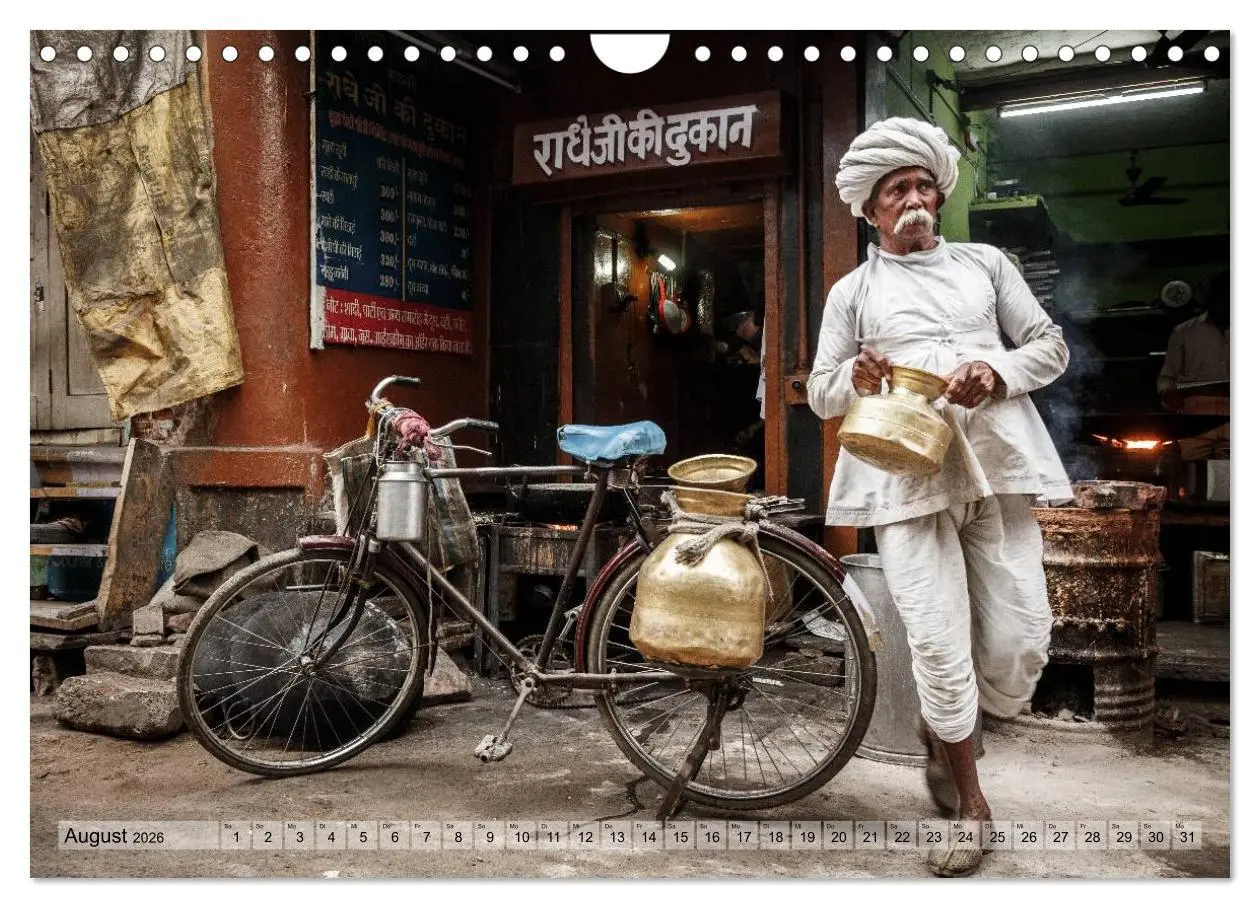 Bild: 9783457967942 | Alltag in Indien (Wandkalender 2026 DIN A4 quer), CALVENDO...