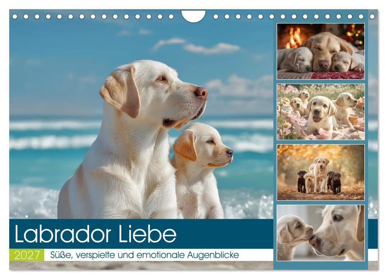 Cover: 9783516817942 | Labrador Liebe (Wandkalender 2027 DIN A4 quer), CALVENDO...