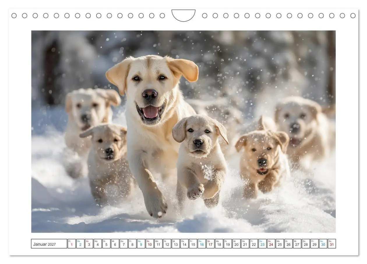 Bild: 9783516817942 | Labrador Liebe (Wandkalender 2027 DIN A4 quer), CALVENDO...