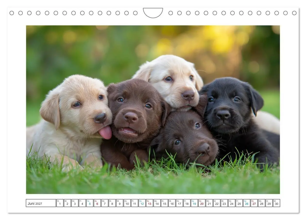Bild: 9783516817942 | Labrador Liebe (Wandkalender 2027 DIN A4 quer), CALVENDO...