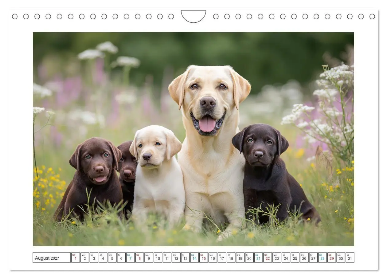 Bild: 9783516817942 | Labrador Liebe (Wandkalender 2027 DIN A4 quer), CALVENDO...