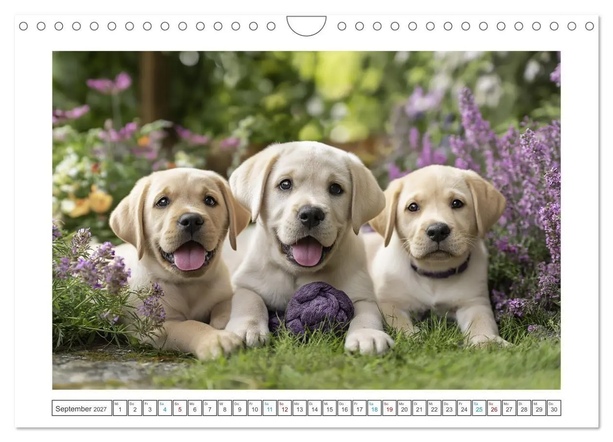 Bild: 9783516817942 | Labrador Liebe (Wandkalender 2027 DIN A4 quer), CALVENDO...