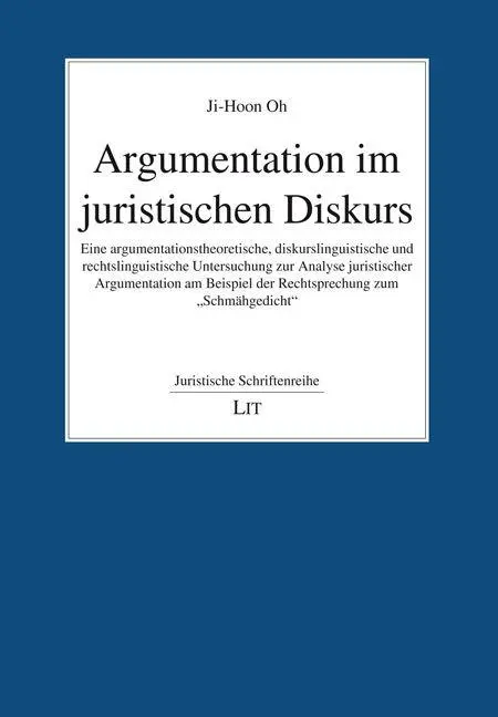Cover: 9783643157942 | Argumentation im juristischen Diskurs | Ji-Hoon Oh | Taschenbuch