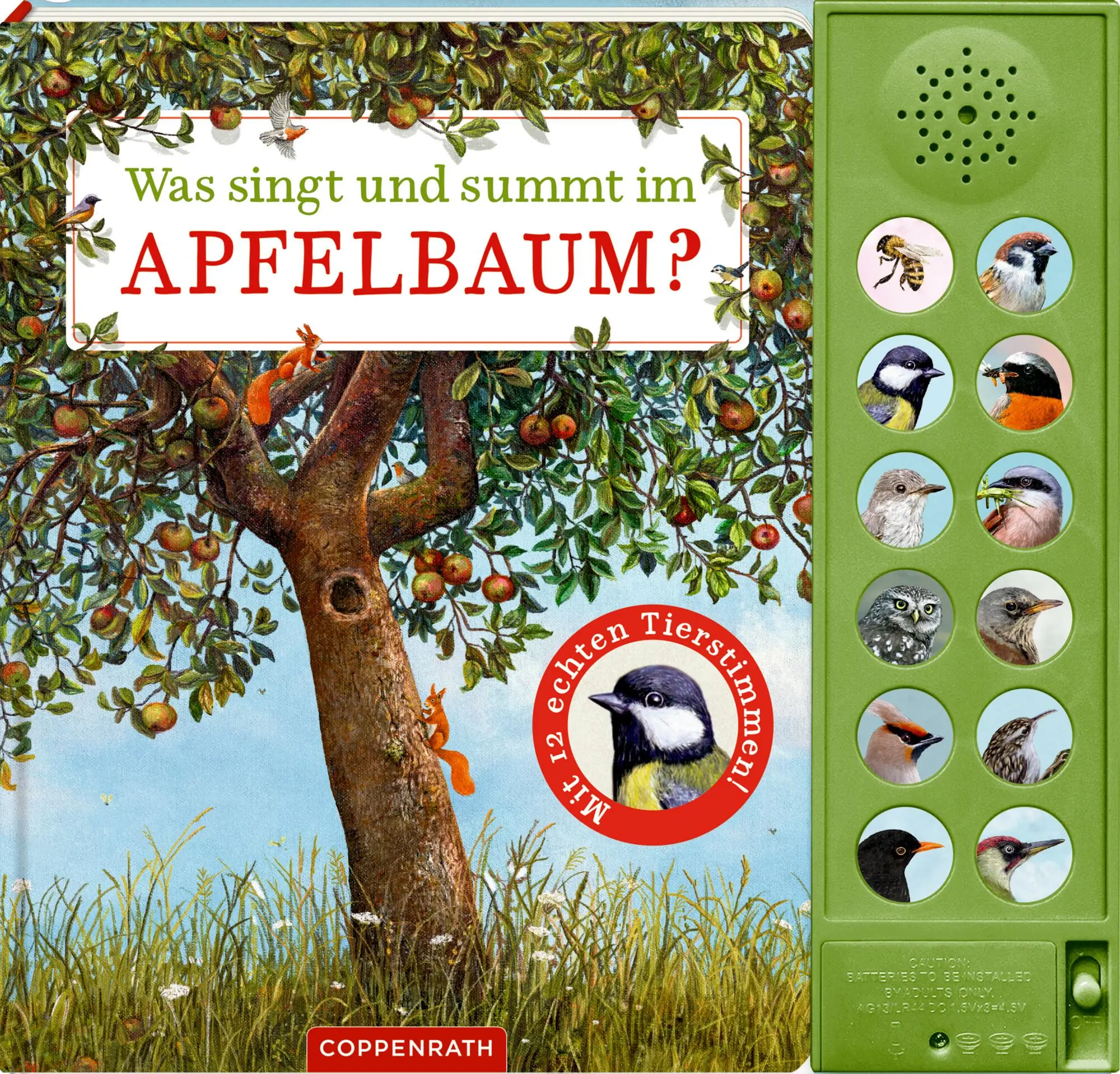 Cover: 9783649647942 | Was singt und summt im Apfelbaum? | Mit 12 echten Tierstimmen | Haag