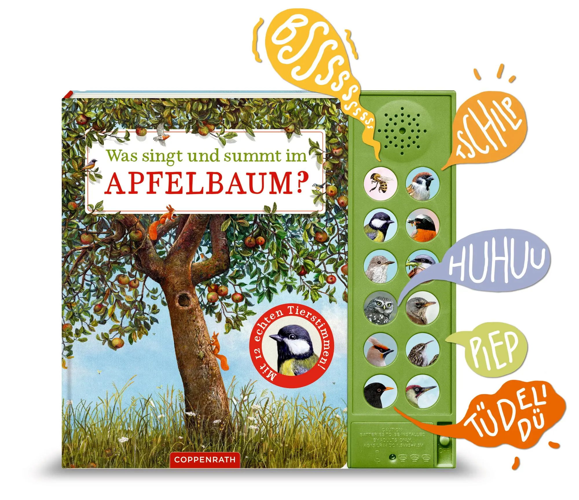 Bild: 9783649647942 | Was singt und summt im Apfelbaum? | Mit 12 echten Tierstimmen | Haag
