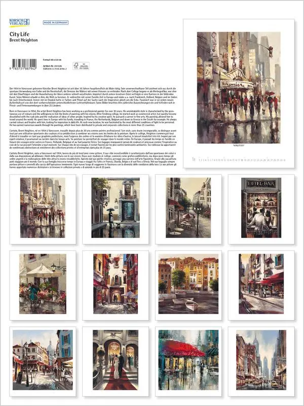 Bild: 9783731887942 | City Life 2026 | Verlag Korsch | Kalender | Spiralbindung | 14 S.