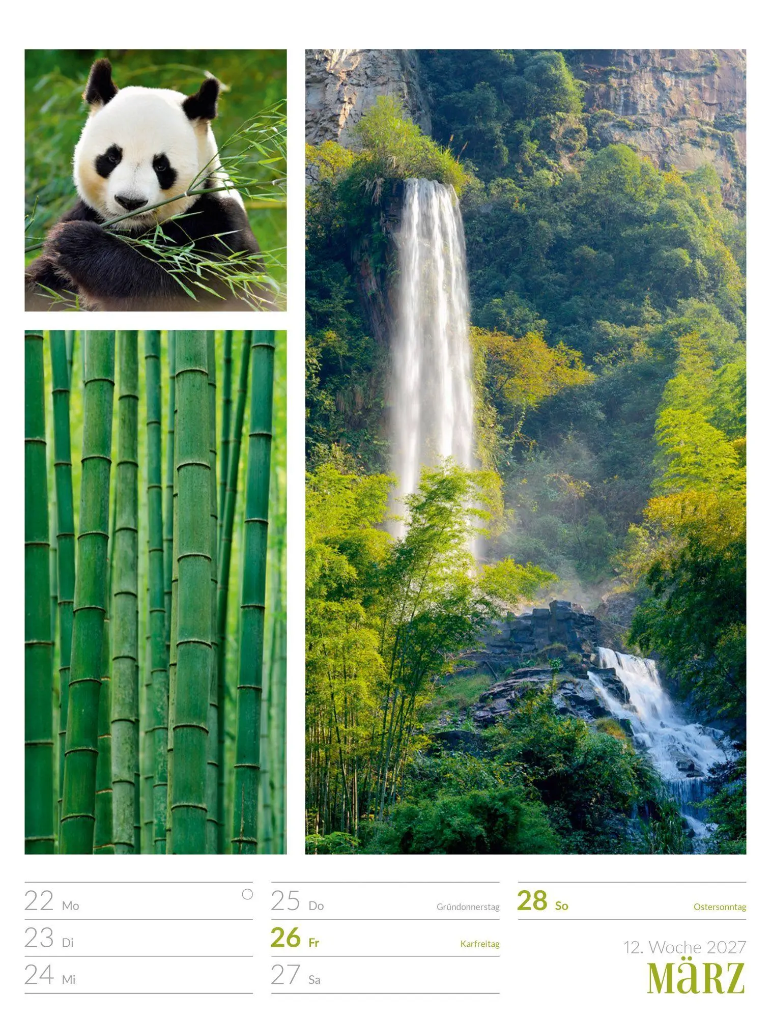 Bild: 9783838427942 | Farben der Natur Wochenplaner Kalender 2027 | GmbH | Kalender | 56 S.