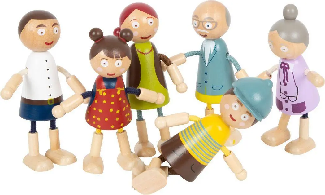 Bild: 4020972118042 | Biegepuppen-Familie aus Holz | 11804 | Deutsch | 2023