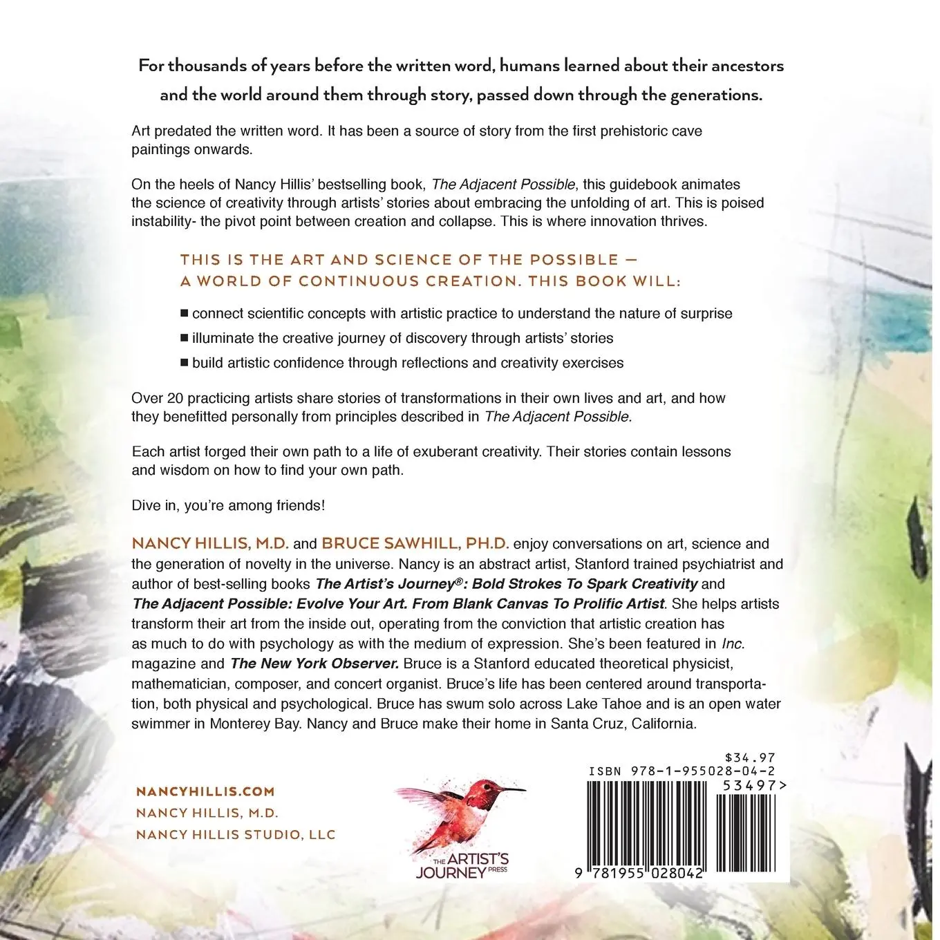 Rückseite: 9781955028042 | The Adjacent Possible | Guidebook &amp; Stories Of Artistic Transformation