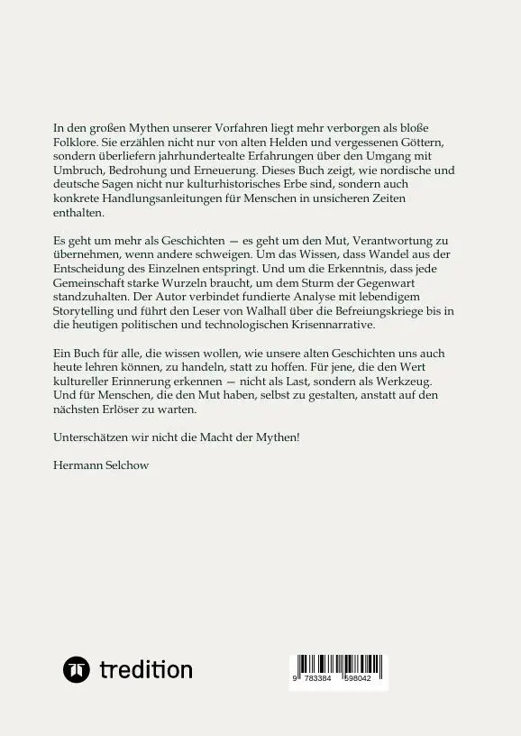 Rückseite: 9783384598042 | Die Erben der Legenden | Deutsche Mythen im Spiegel der Gegenwart