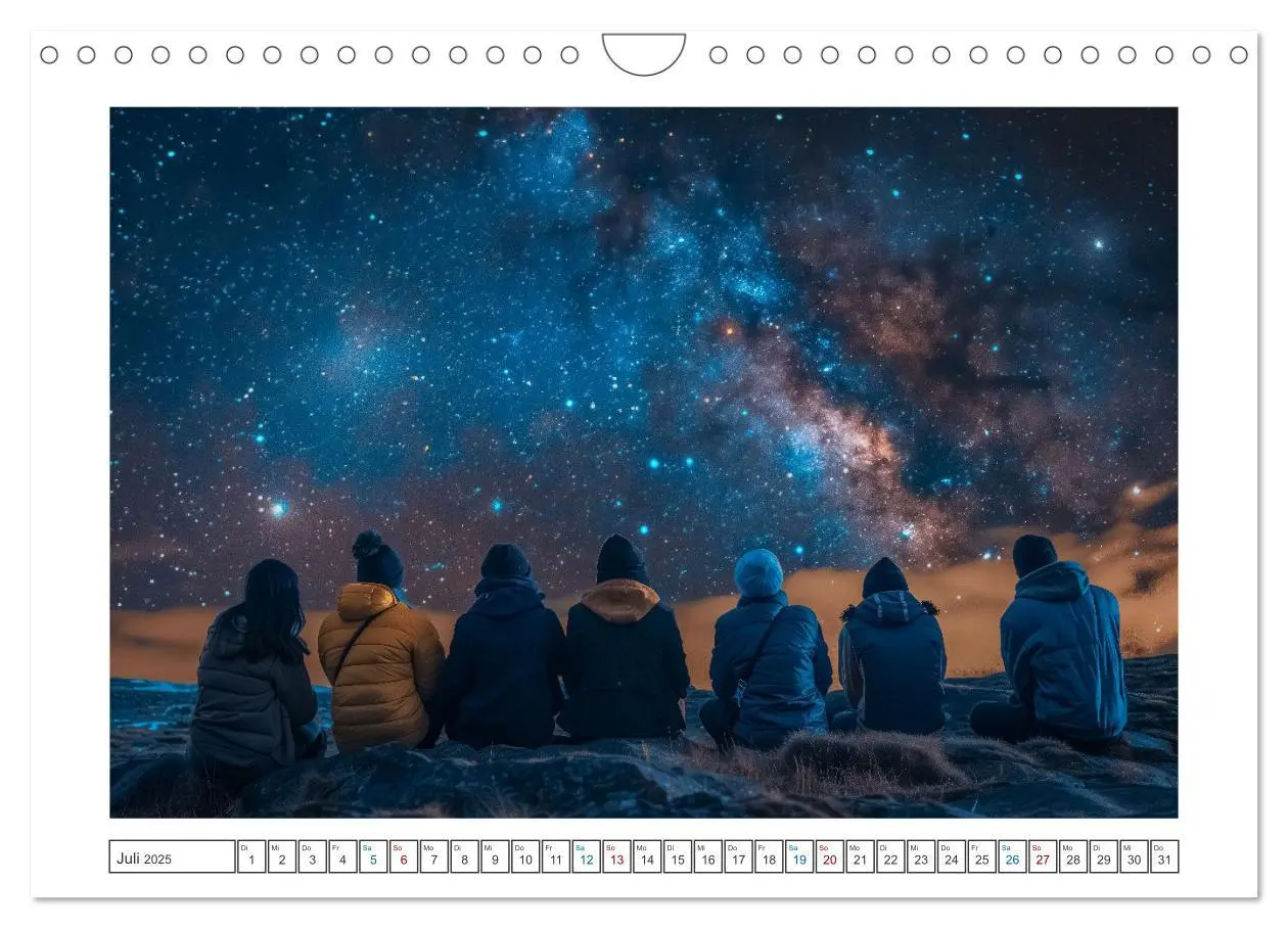 Bild: 9783457168042 | Galaktische Abenteuer (Wandkalender 2025 DIN A4 quer), CALVENDO...