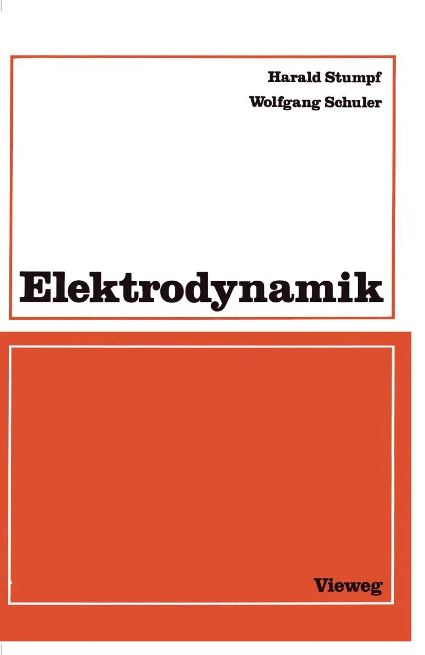 Cover: 9783528138042 | Elektrodynamik | Harald Stumpf | Taschenbuch | 539 S. | Deutsch | 1981