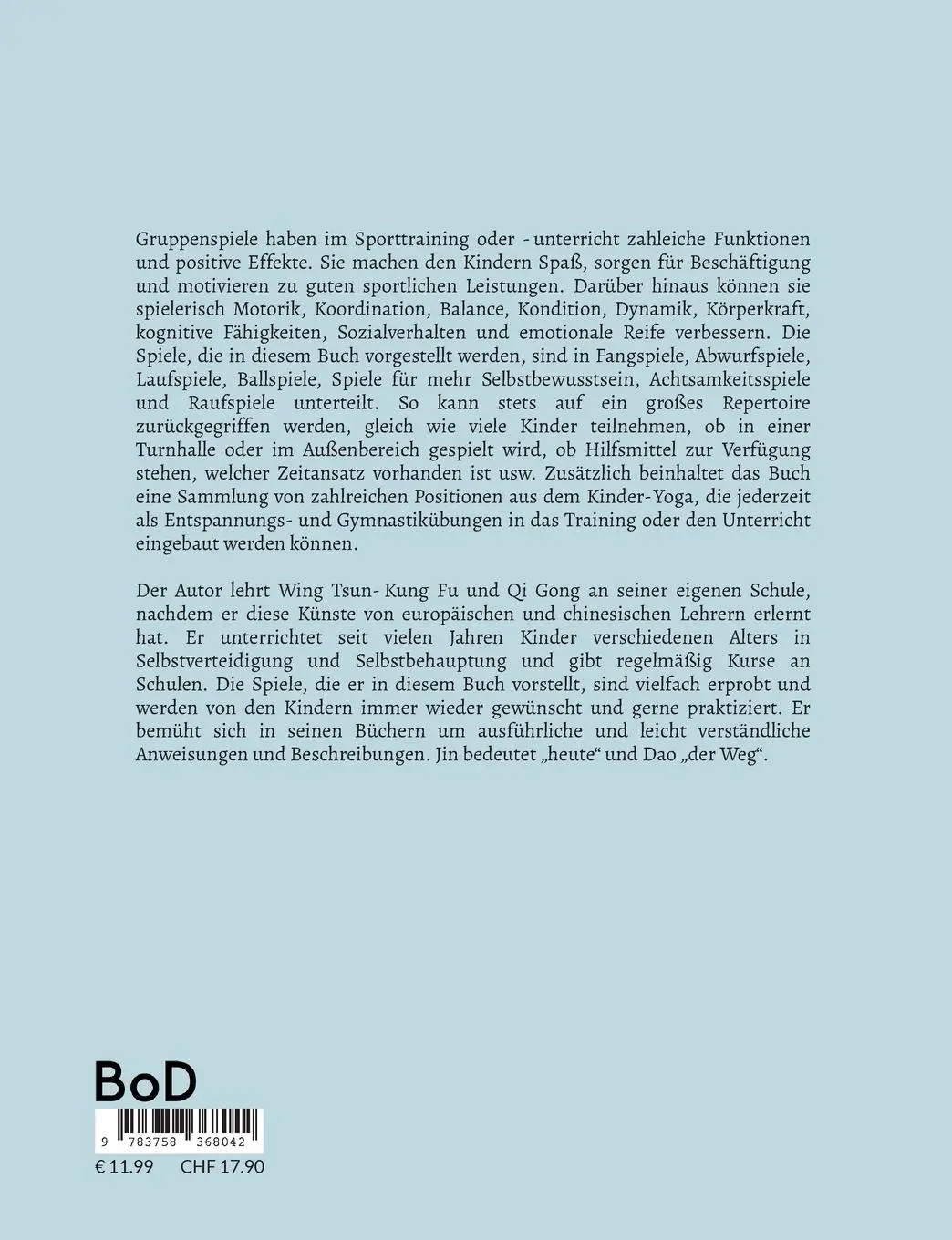 Rückseite: 9783758368042 | Die 100 besten Spiele für den Sportunterricht | Jin Dao | Taschenbuch