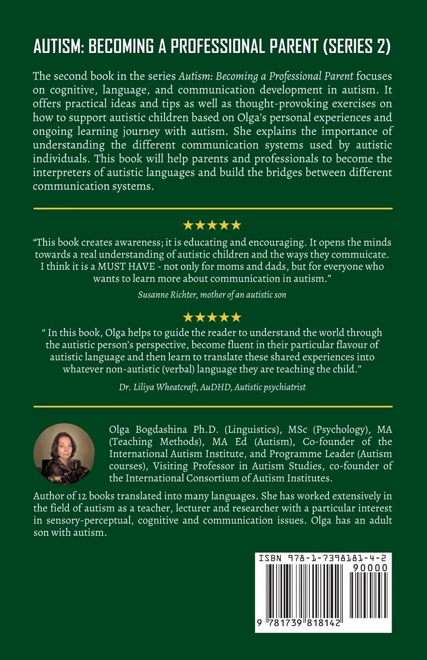 Rückseite: 9781739818142 | Autism | Becoming a Professional Parent (2) Learning to Speak Autistic