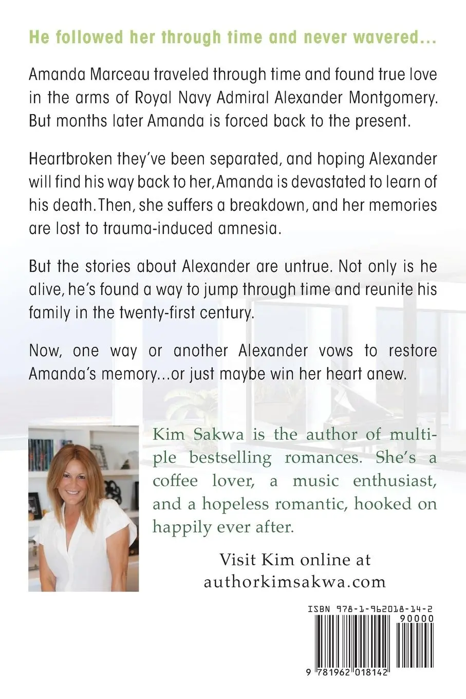 Rückseite: 9781962018142 | Never Say Goodbye | A Contemporary Romance With A Time Travel Twist
