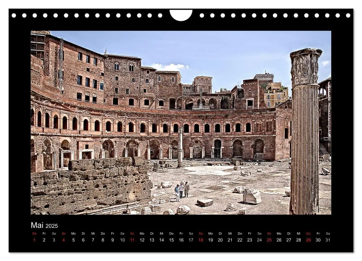 Bild: 9783435828142 | Roma (Wandkalender 2025 DIN A4 quer), CALVENDO Monatskalender | 2025