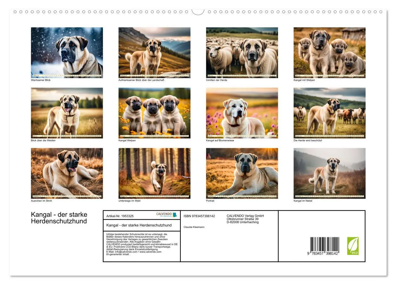 Bild: 9783457398142 | Kangal - der starke Herdenschutzhund (hochwertiger Premium...