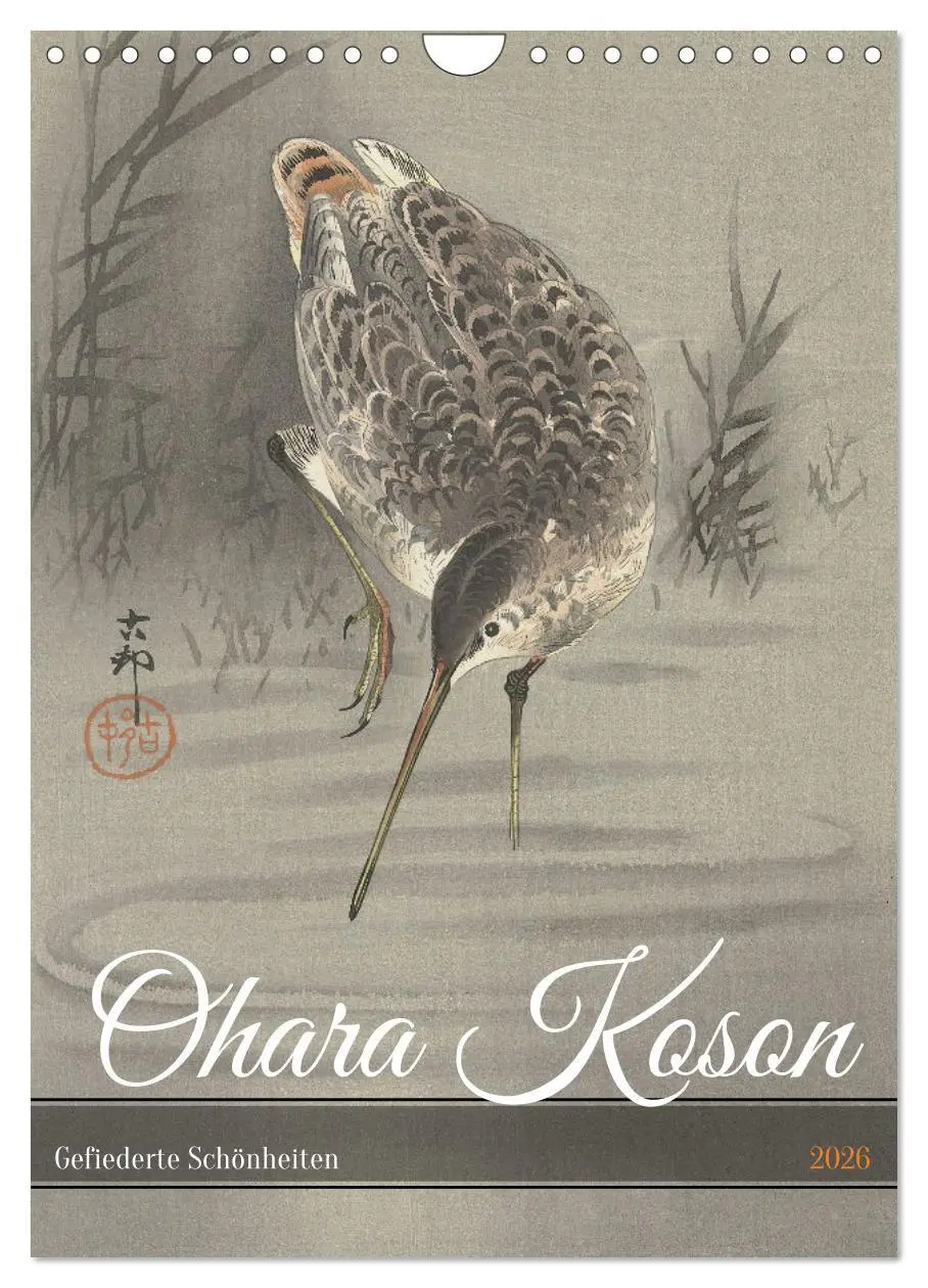 Cover: 9783516248142 | Ohara Koson - Gefiederte Schönheiten (Wandkalender 2026 DIN A4...