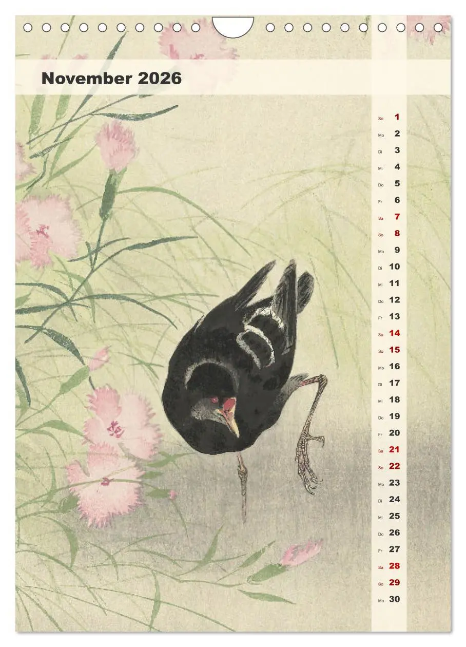 Bild: 9783516248142 | Ohara Koson - Gefiederte Schönheiten (Wandkalender 2026 DIN A4...
