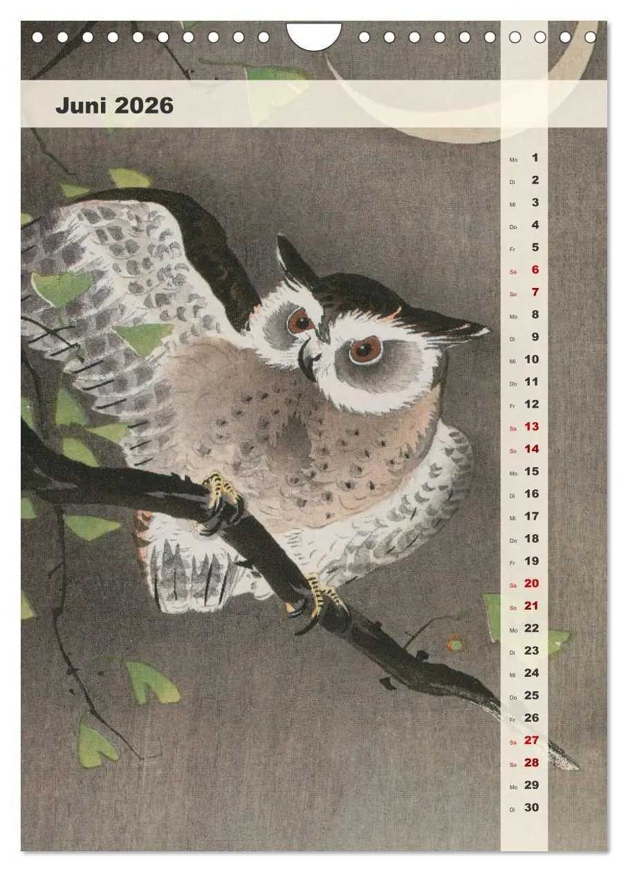 Bild: 9783516248142 | Ohara Koson - Gefiederte Schönheiten (Wandkalender 2026 DIN A4...