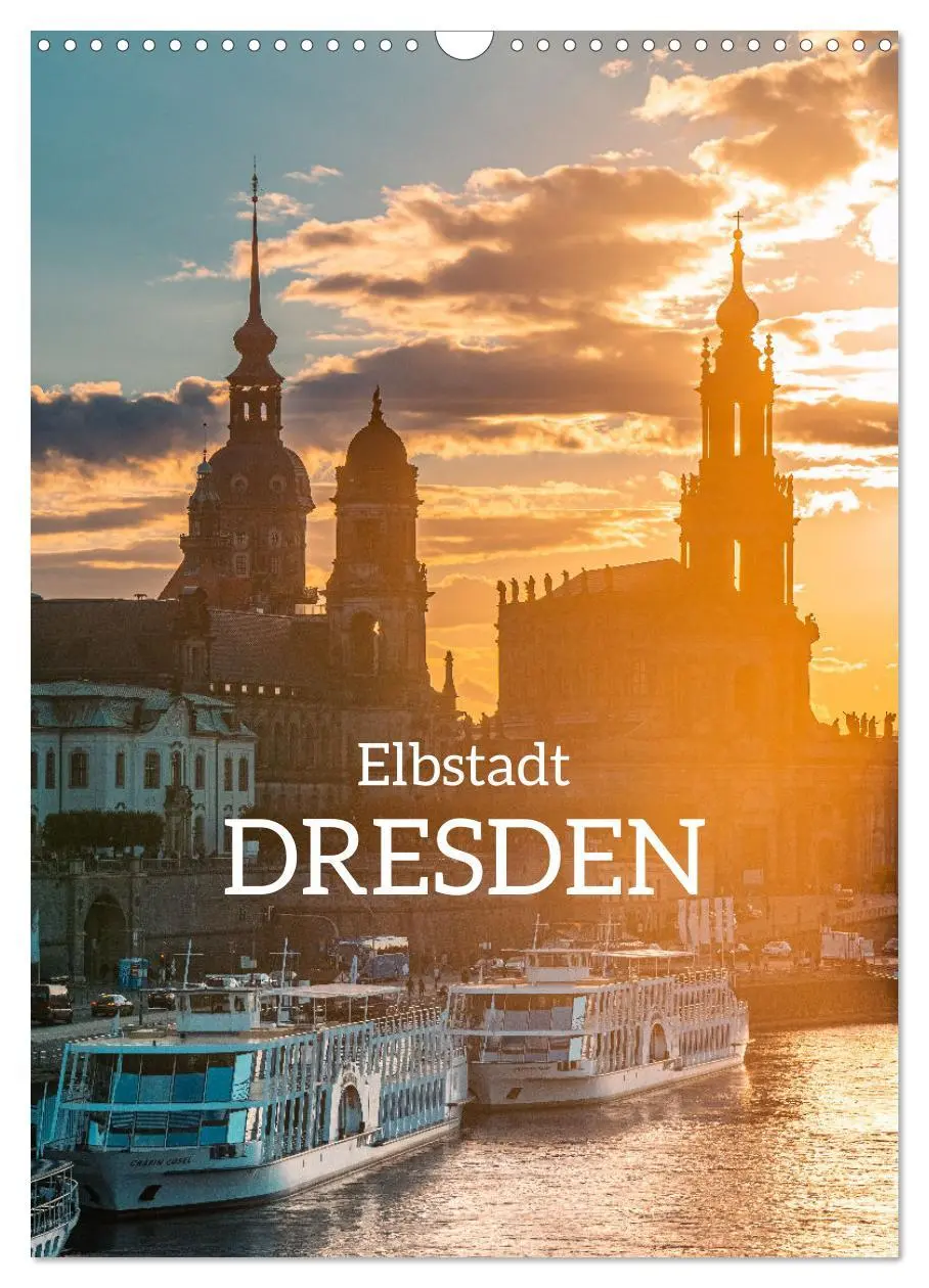 Cover: 9783516318142 | Elbstadt Dresden (Wandkalender 2026 DIN A3 hoch), CALVENDO...