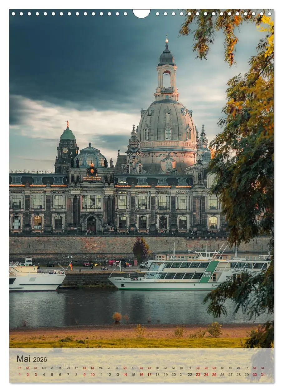 Bild: 9783516318142 | Elbstadt Dresden (Wandkalender 2026 DIN A3 hoch), CALVENDO...
