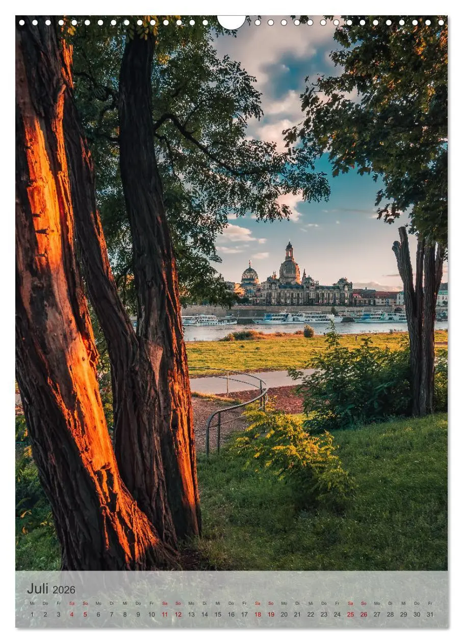 Bild: 9783516318142 | Elbstadt Dresden (Wandkalender 2026 DIN A3 hoch), CALVENDO...