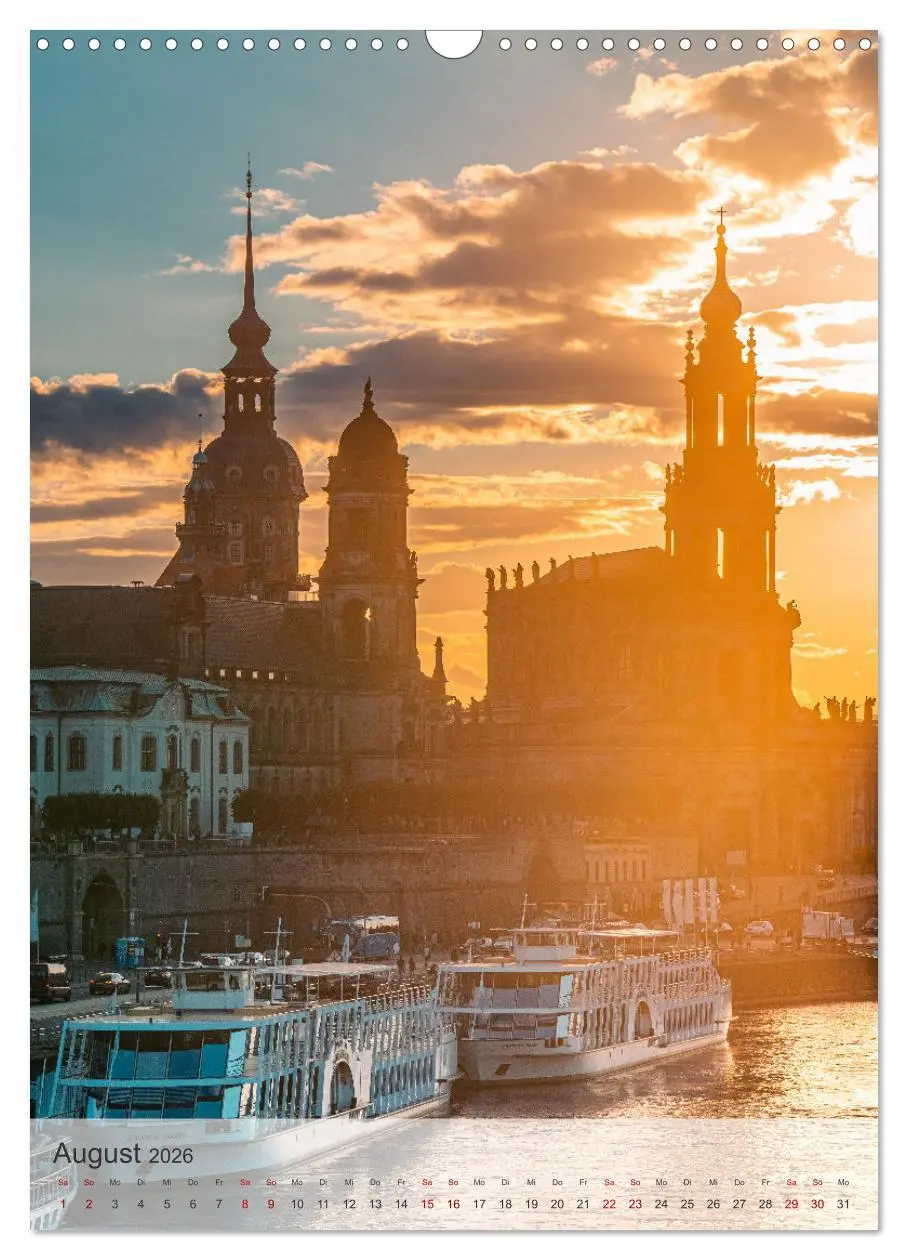 Bild: 9783516318142 | Elbstadt Dresden (Wandkalender 2026 DIN A3 hoch), CALVENDO...