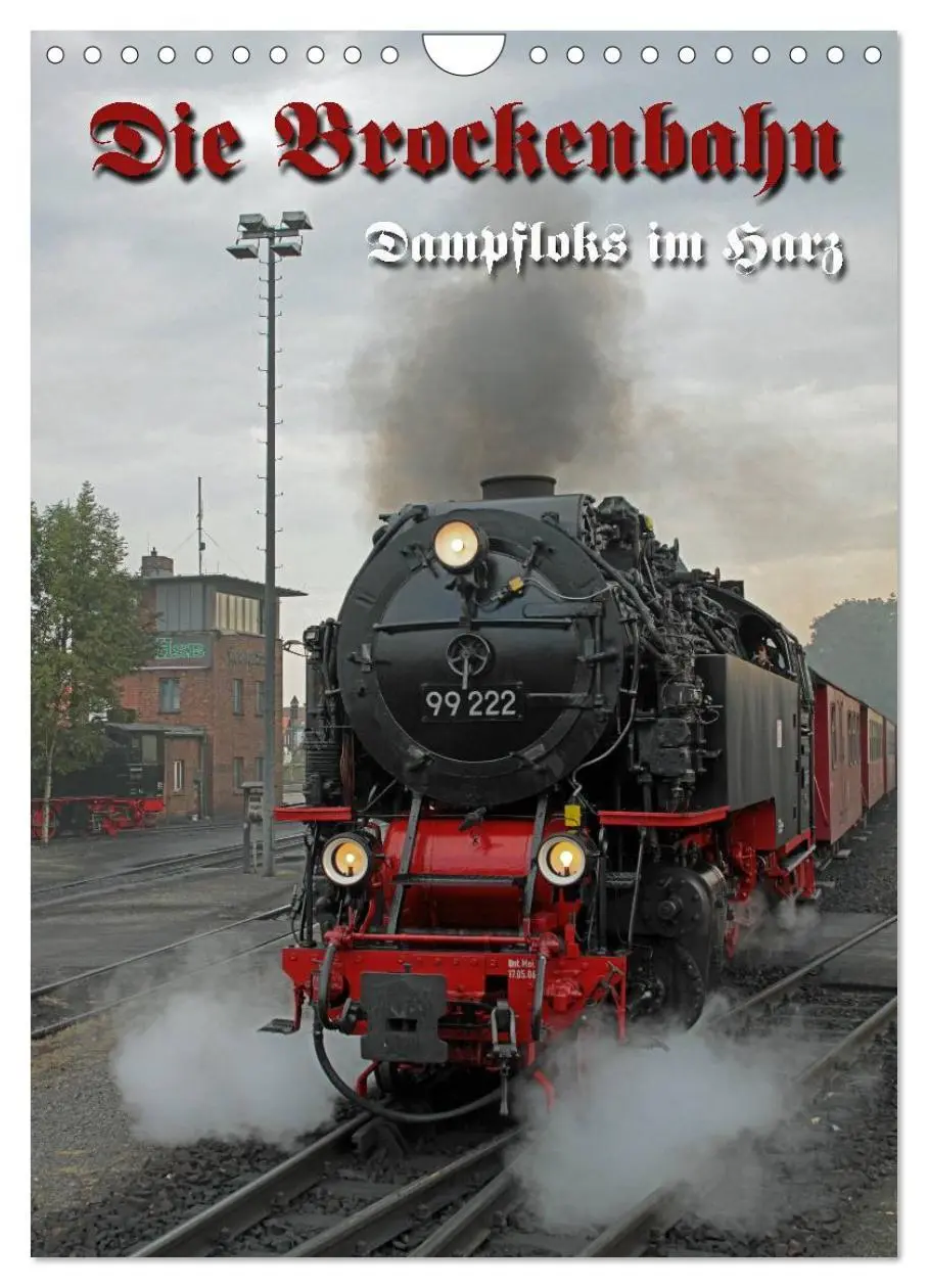 Cover: 9783516488142 | Die Brockenbahn (Wandkalender 2026 DIN A4 hoch), CALVENDO...