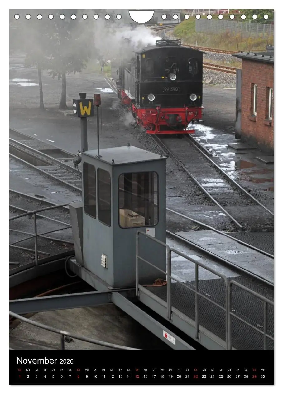 Bild: 9783516488142 | Die Brockenbahn (Wandkalender 2026 DIN A4 hoch), CALVENDO...